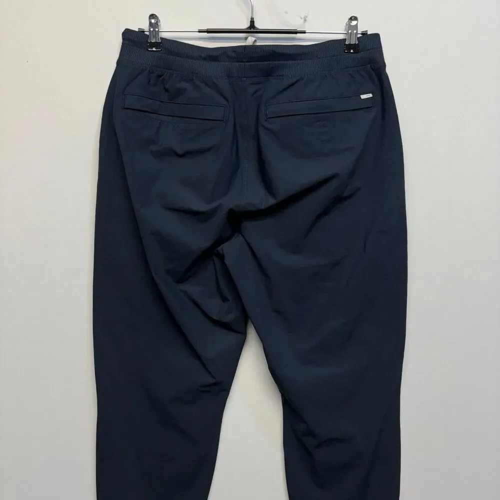 Vuori Men Meta Jogger Pants Size Large Dark Blue Performance C124 -1
